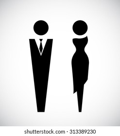 Male And Female  Icon Design