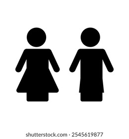 male and female icon eps 10