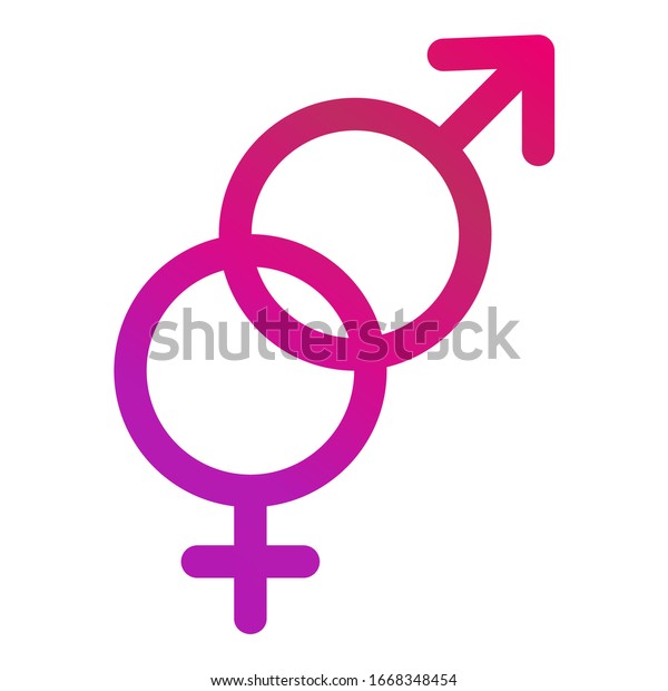 Male and female icon, symbol
set. Website design vector illustration isolated on white
background