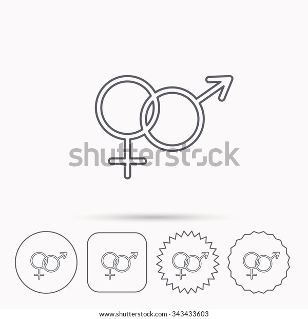 Male Female Icon Traditional Sexuality Sign Stock Vector Royalty Free 343433603 Shutterstock 8398