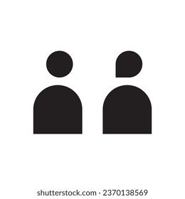 male female icon vector illustration eps