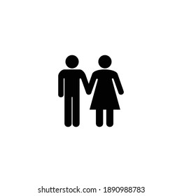 Male And Female Icon Vector Symbol Of Couple