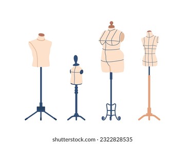 Male, Female and Kid Sewing Mannequins, Tools For Fashion Designers And Seamstresses, Providing Realistic Human Form
