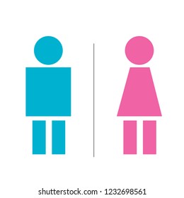male female modern icon 