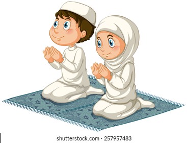 Muslim Prayer Cartoon Images Stock Photos Vectors Shutterstock Are you searching for pray png images or vector? https www shutterstock com image vector male female muslims praying on carpet 257957483