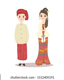 1,334 Myanmar national dress Images, Stock Photos & Vectors | Shutterstock