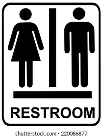 6,970 Restroom signage Images, Stock Photos & Vectors | Shutterstock