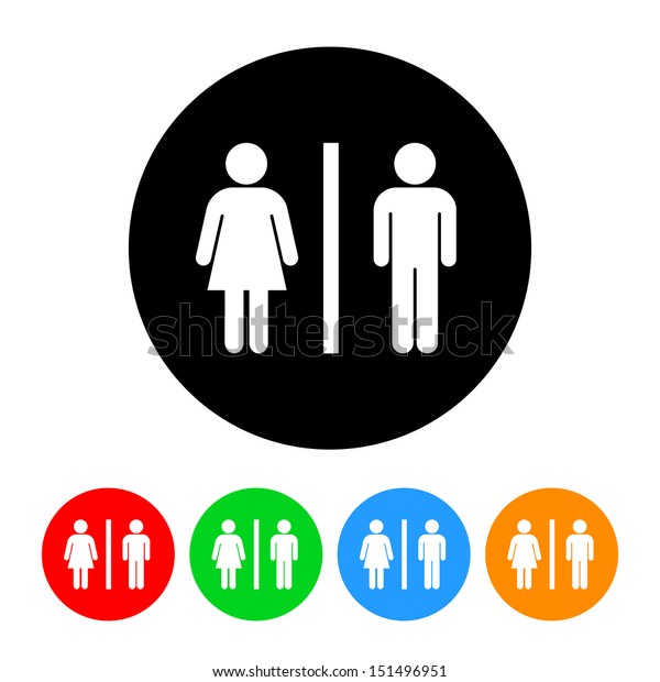 Male And Female Restroom Symbols