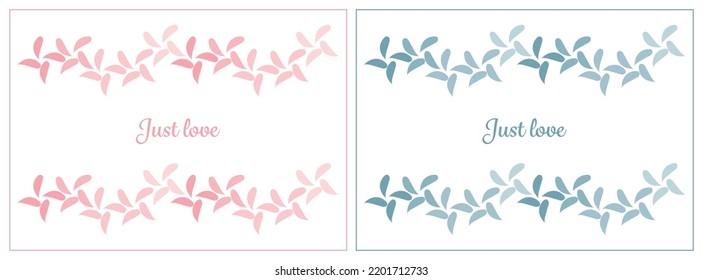 Male and female set of template design. Ideal for covers, prints, social media posts, banners, etc.