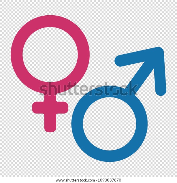 Male Female Sex Icons Vector Illustration Stock Vector Royalty Free 1093037870 Shutterstock