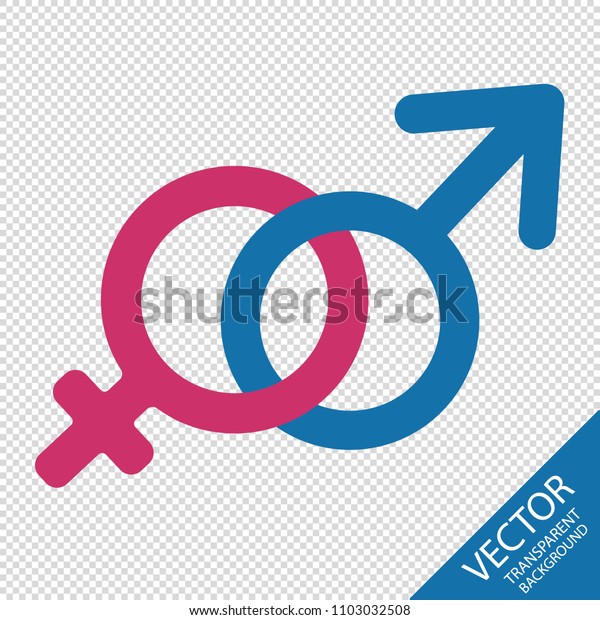 Male Female Sex Icons Vector Illustration Stock Vector Royalty Free 1103032508 Shutterstock