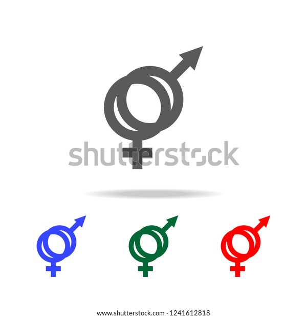 Male Female Sex Symbol Icon Elements Stock Vector Royalty Free 1241612818 0765