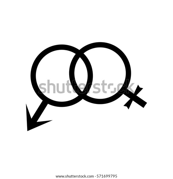 Male Female Sex Symbol Vector Icon Stock Vector Royalty Free