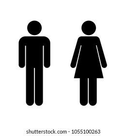 male and female symbol isolated vector