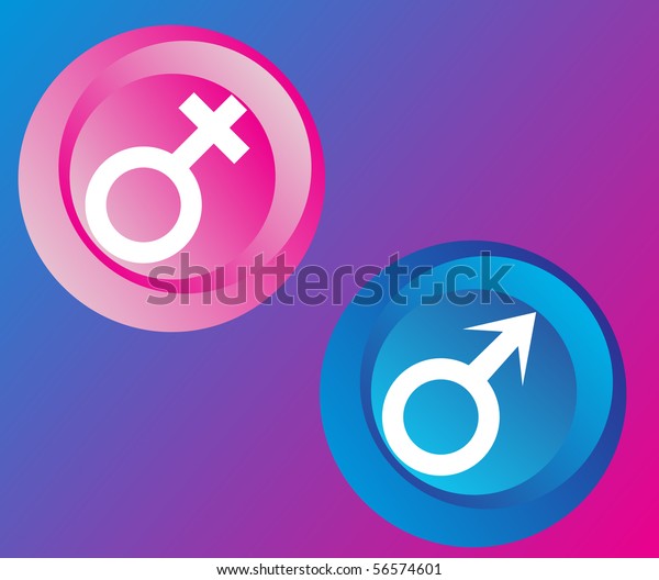 Male Female Symbols Stock Vector Royalty Free 56574601 Shutterstock