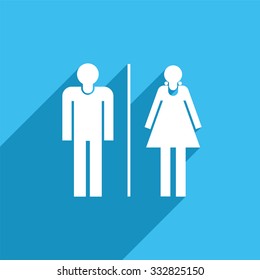 Toilet Restroom Wc Sign Signboard Vector Stock Vector (Royalty Free ...