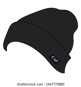 male and female warm hat icon