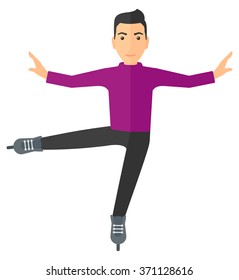 Male figure skater.