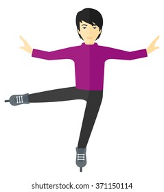 Patinador artístico masculino.