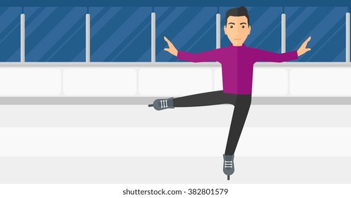 Male figure skater.