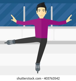 Male figure skater.