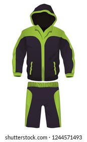 Male fitness sport suit