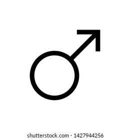Male Flat Vector Filled Icon Illustration Eps10