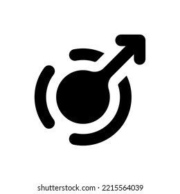 Male Gender Sign (Simple Vector Illustration)