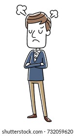 Male: get angry
