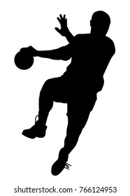 Male handball player 