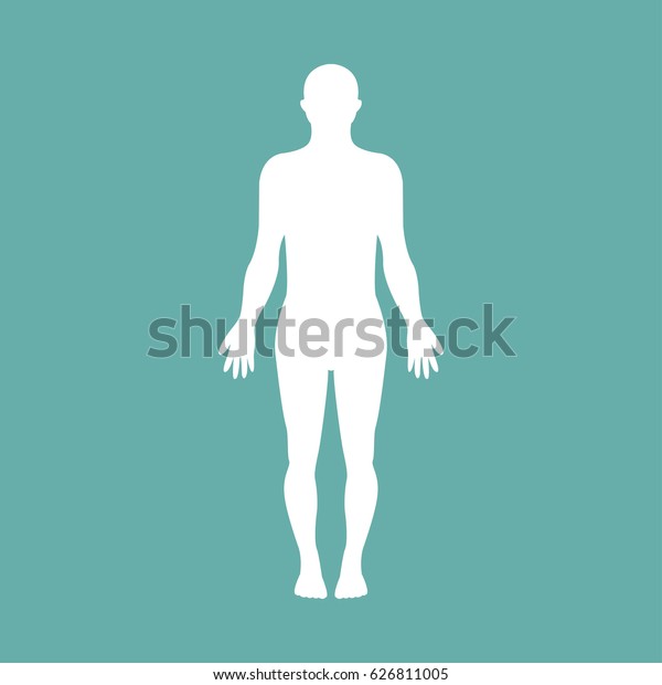 影と男性の人体シルエット ベクターイラスト のベクター画像素材 ロイヤリティフリー