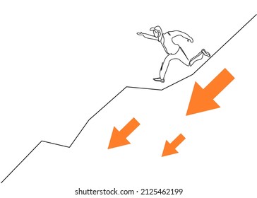 a male human running fast down a hill is rushing