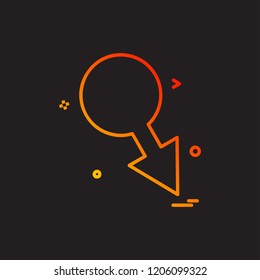 Male icon design vector