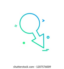 Male icon design vector