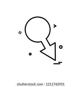 Male icon design vector