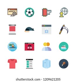 male icon set. vector set about lecture, yacht, profile and supermarket icons set.