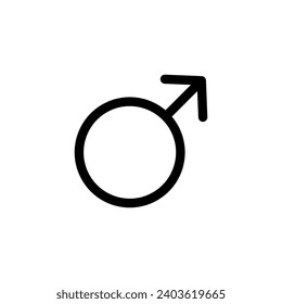 Male icon simple gender vector perfect illustration