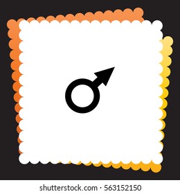 Male  icon. Vector design. 