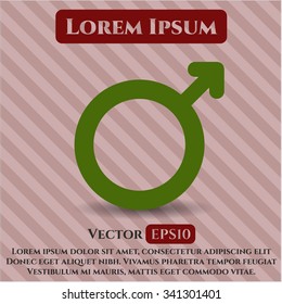 Male icon vector illustration