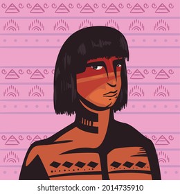 male indigenous ethnicity character scene