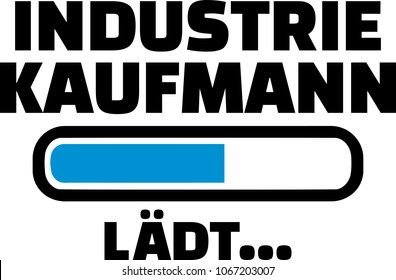 Male industrial clerk or manager loading bar german