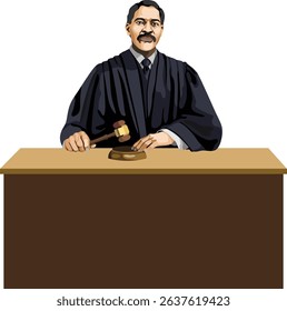 Male Judge Occupation People Action