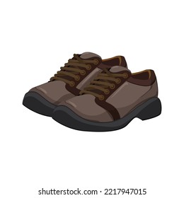 male man shoes cartoon. male man shoes sign. isolated symbol vector illustration