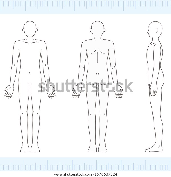 Male Medical Beauty Nude Nude Full Stock Vector Royalty Free 1576637524