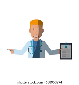 male medical doctor icon image 
