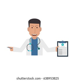 male medical doctor icon image 