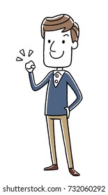 Male: Motivational, energetic