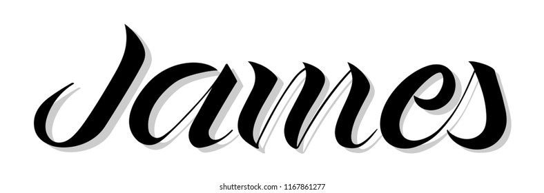 71 James name graphic Images, Stock Photos & Vectors | Shutterstock