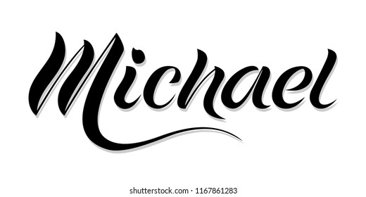 Michael Name Graphic Images Stock Photos Vectors Shutterstock