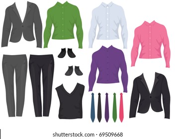 Male office clothes
